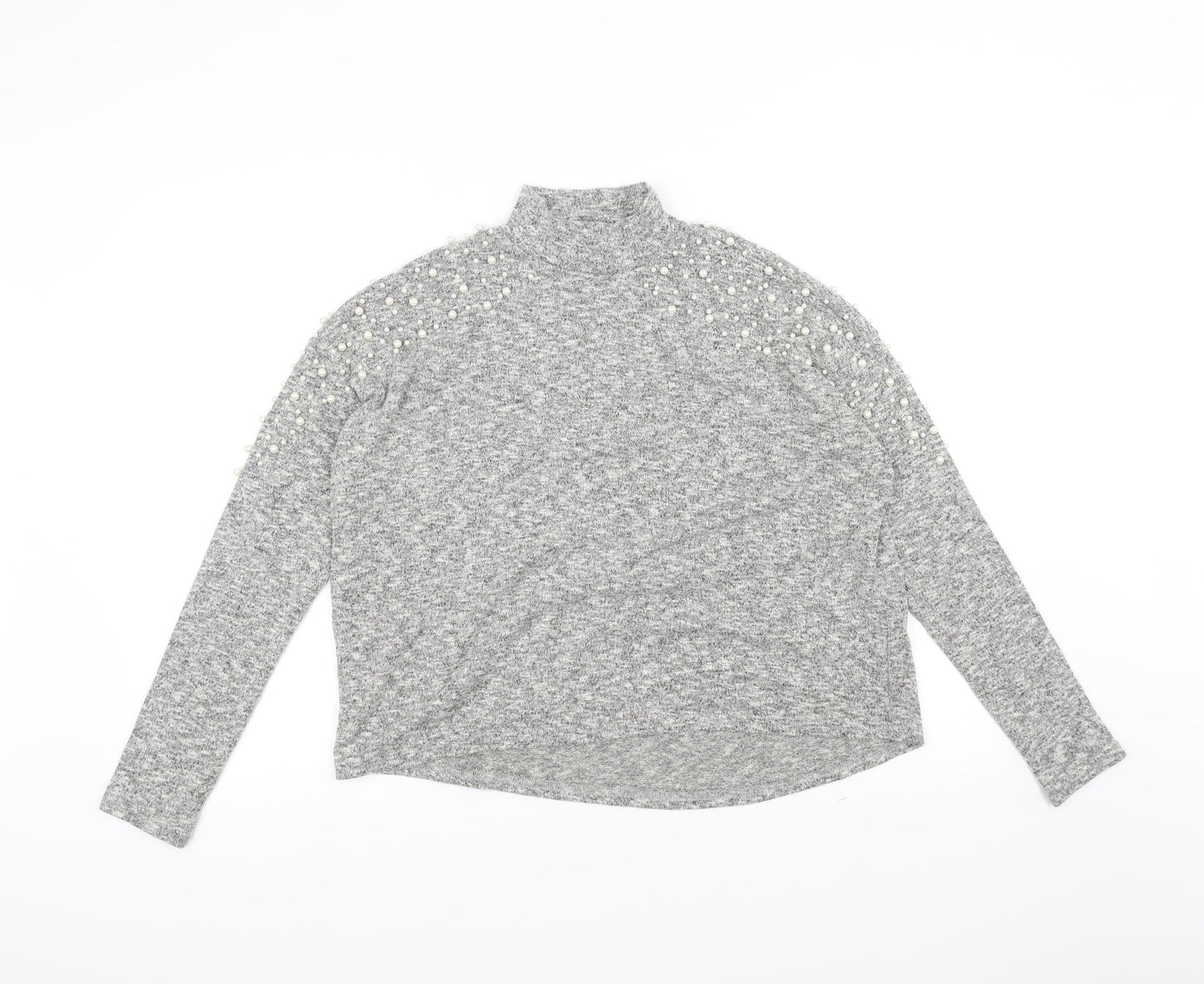 H&M Womens Grey   Pullover Jumper Size S