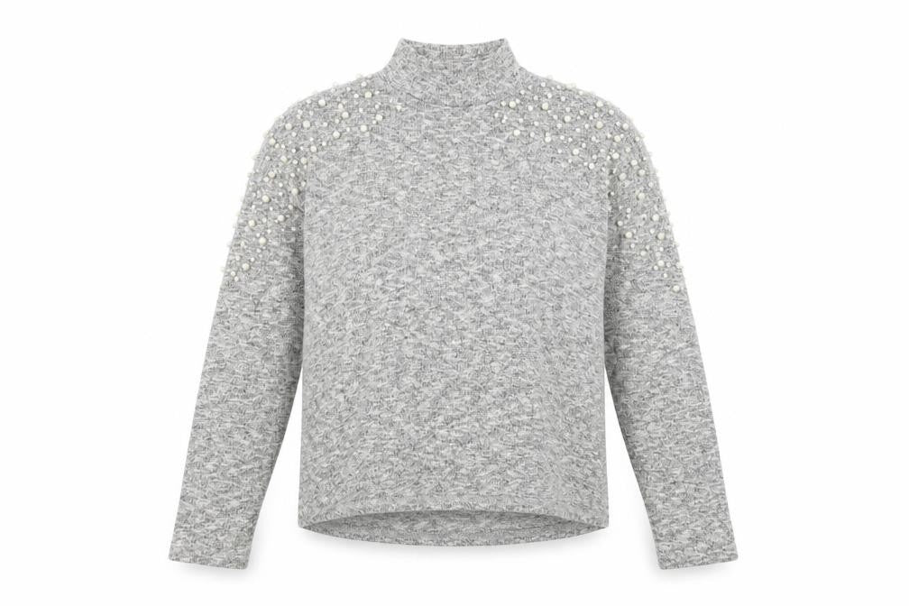 H&M Womens Grey   Pullover Jumper Size S