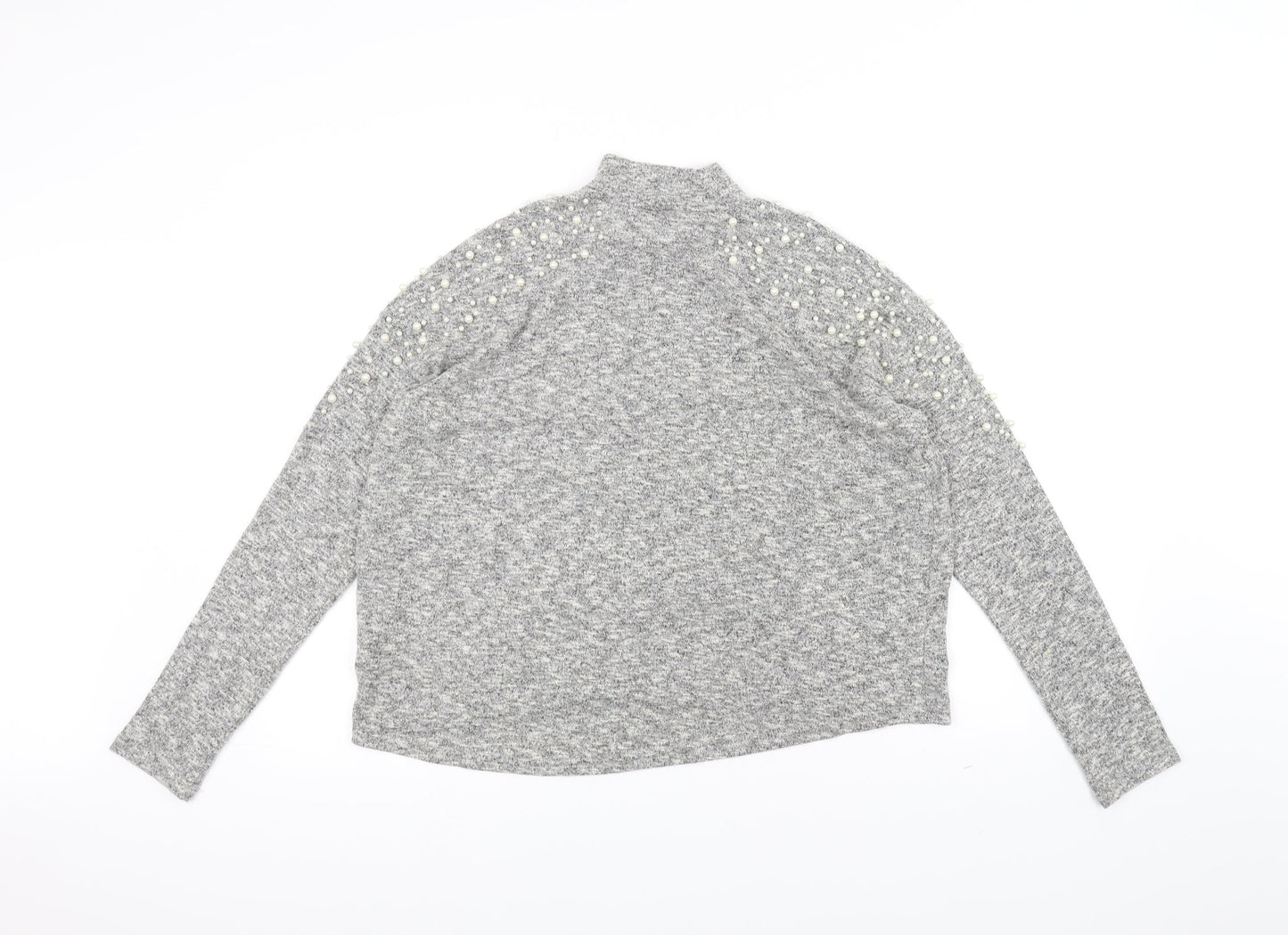 H&M Womens Grey   Pullover Jumper Size S
