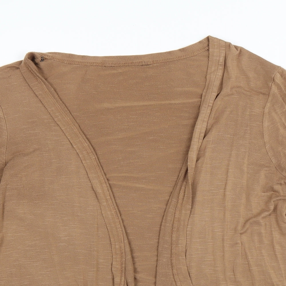 Preworn Womens Brown   Cardigan Jumper Size 14
