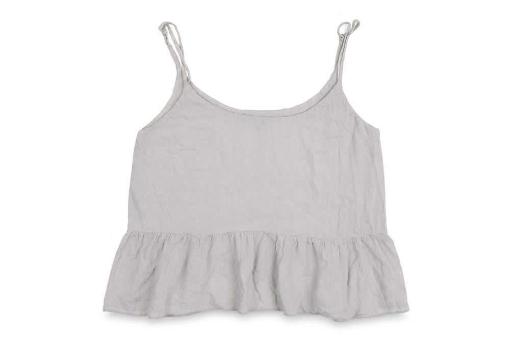 Topshop Womens Grey   Basic Blouse Size 14