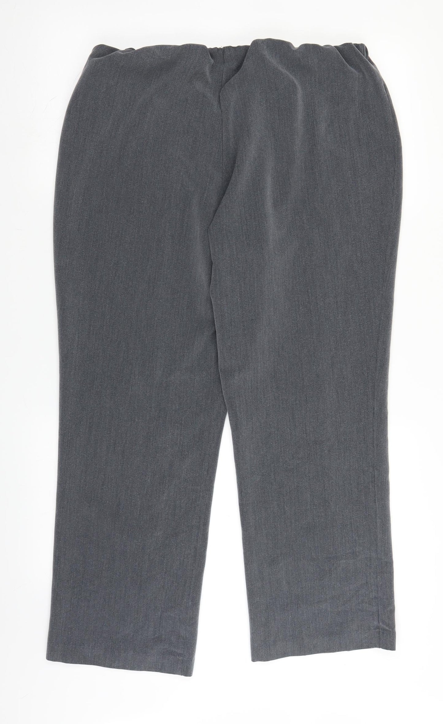 BM Womens Grey   Trousers  Size 16 L25 in