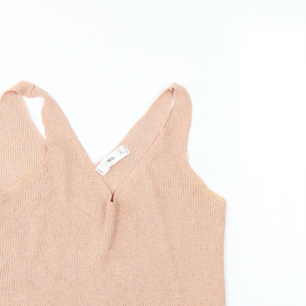 MNG Womens Pink   Basic Tank Size L
