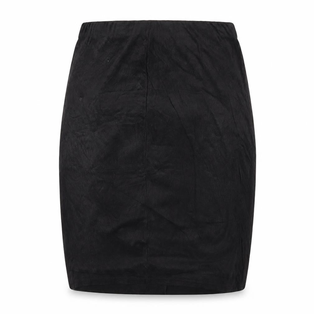 Preworn Womens Black   A-Line Skirt