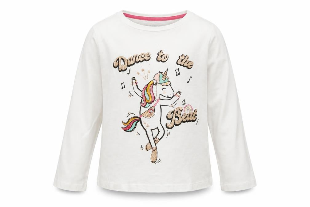 Nytmeg Girls White   Pullover Sweatshirt Size 8-9 Years