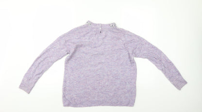Next Womens Purple   Pullover Jumper Size 8