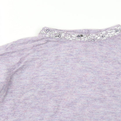 Next Womens Purple   Pullover Jumper Size 8