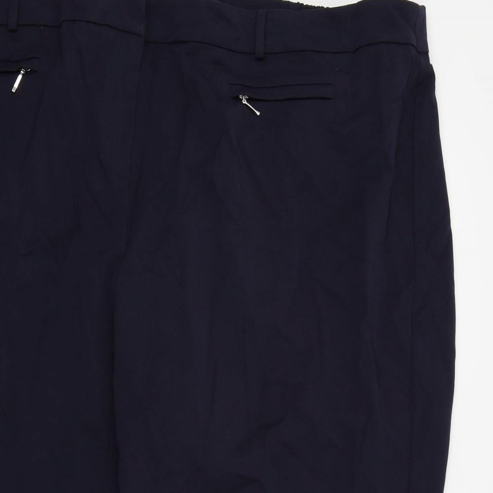 Preworn Womens Blue   Trousers  Size L L23 in