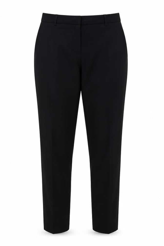 Peackocks Womens Black   Trousers  Size 8 L26 in