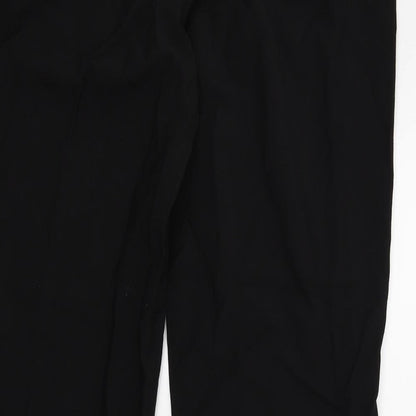 Preloved DEBNHAMS Womens Black   Trousers  Size 12 L30 in - Label