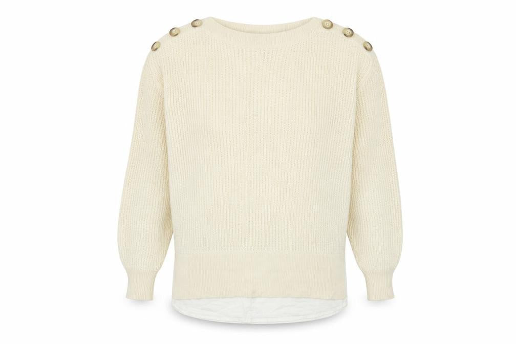 Dorothy Perkins Womens Beige   Pullover Jumper Size 10