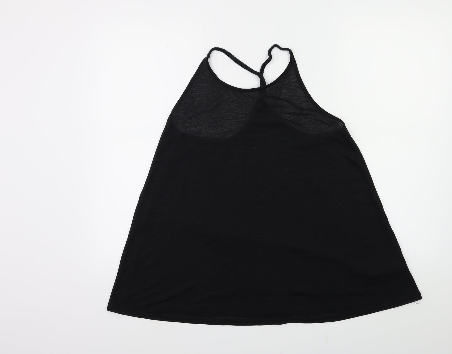Topshop Womens Black   Basic Tank Size S