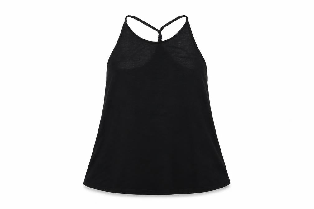 Topshop Womens Black   Basic Tank Size S