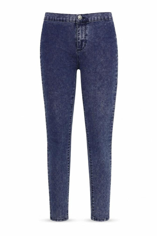 Denim & Co. Womens Blue  Denim Skinny Jeans Size 8 L27 in