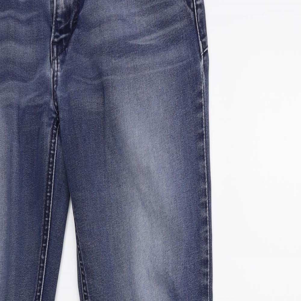 Preworn Womens Blue  Denim Skinny Jeans Size 28 in L28 in