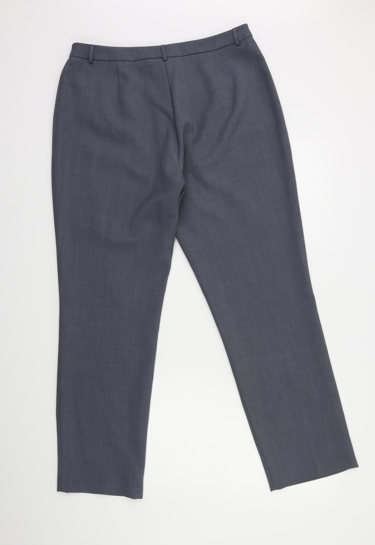 Preworn Womens Grey   Trousers  Size 16 L28 in