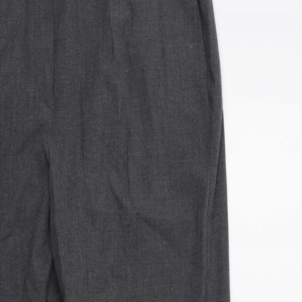 Yessica Womens Grey   Trousers  Size 14 L30 in