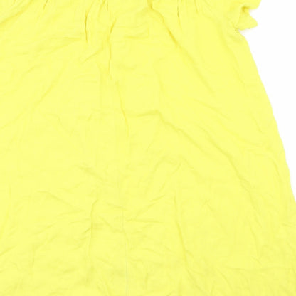 Preloved Nota Womens Yellow   Fit & Flare  Size 10 - Label