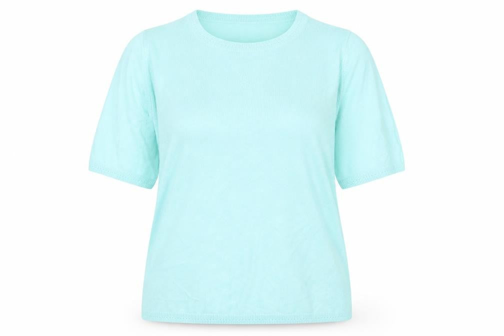Classic Womens Blue   Basic T-Shirt Size 14