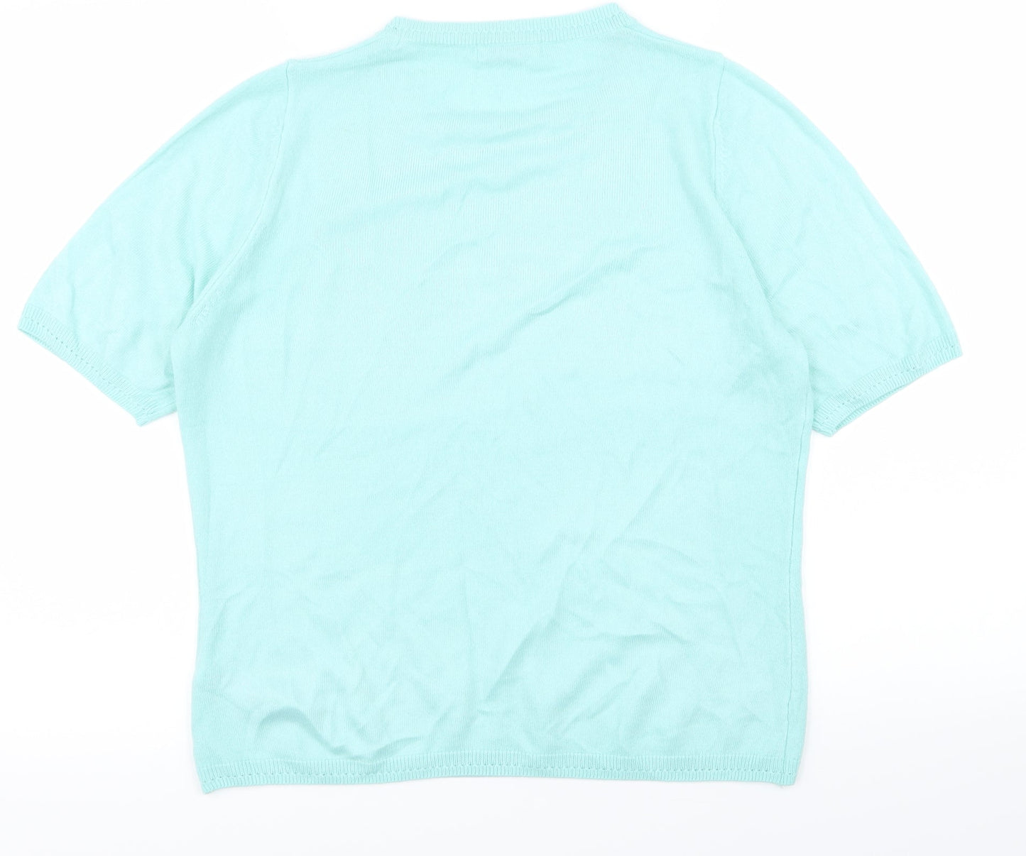 Classic Womens Blue   Basic T-Shirt Size 14