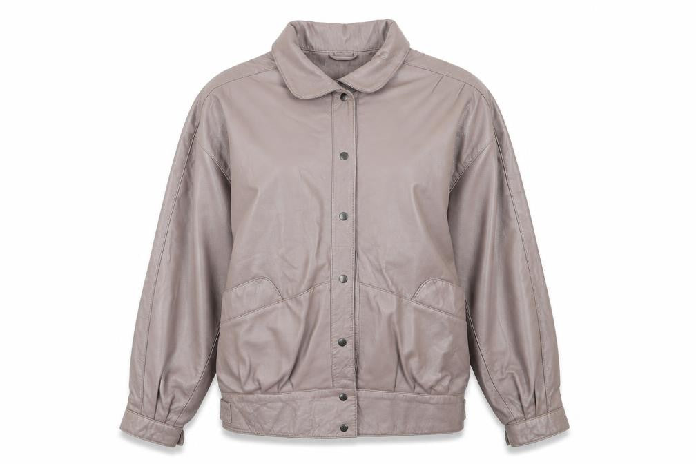 Preworn Womens Brown   Bomber Jacket Coat Size S