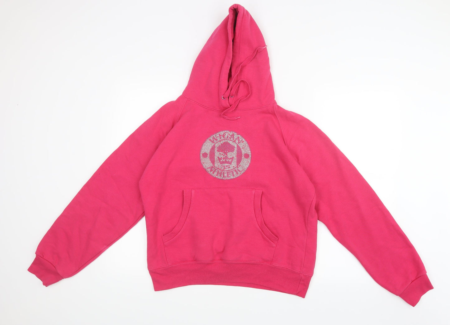 Wigan Athletic Womens Pink   Pullover Hoodie Size L