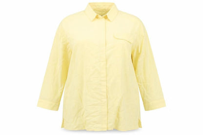 Next Womens Yellow   Tunic Button-Up Size 12