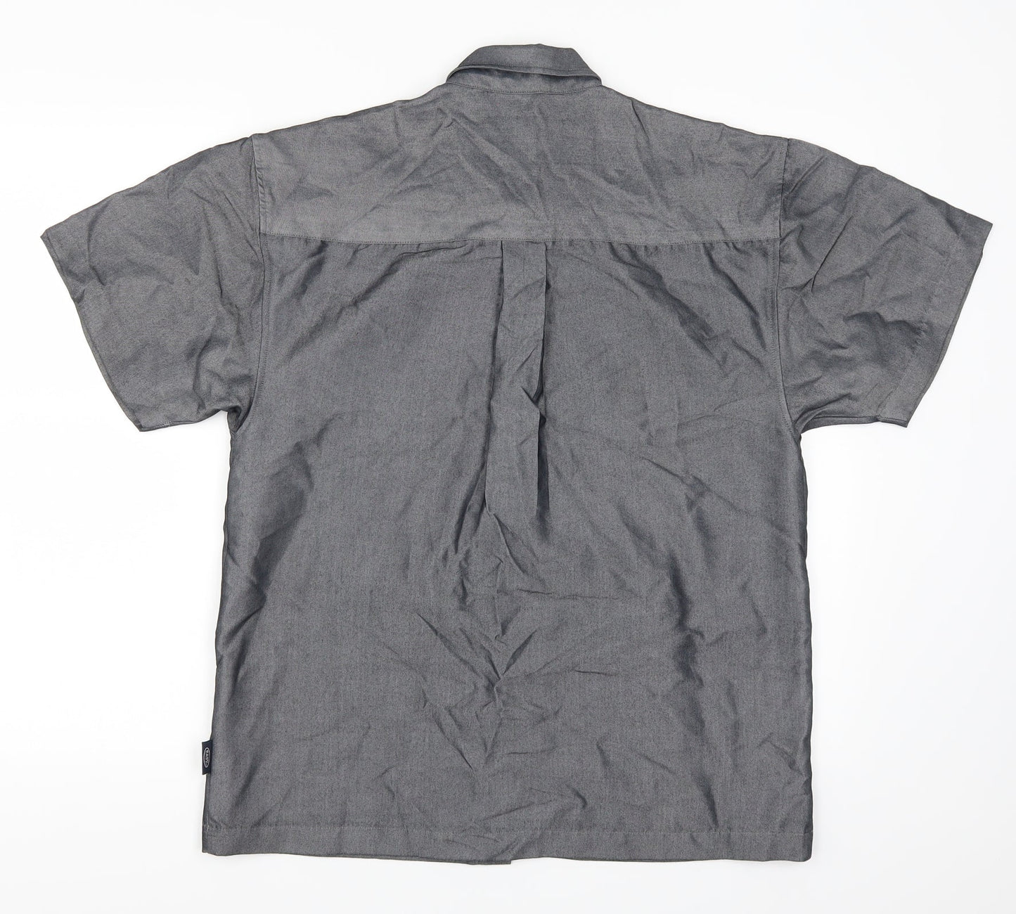 Easy Mens Grey    Button-Up Size S