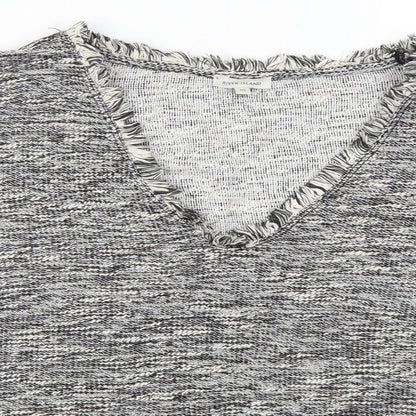 Preloved River Island Womens Grey   Pullover Jumper Size 10 - Detail