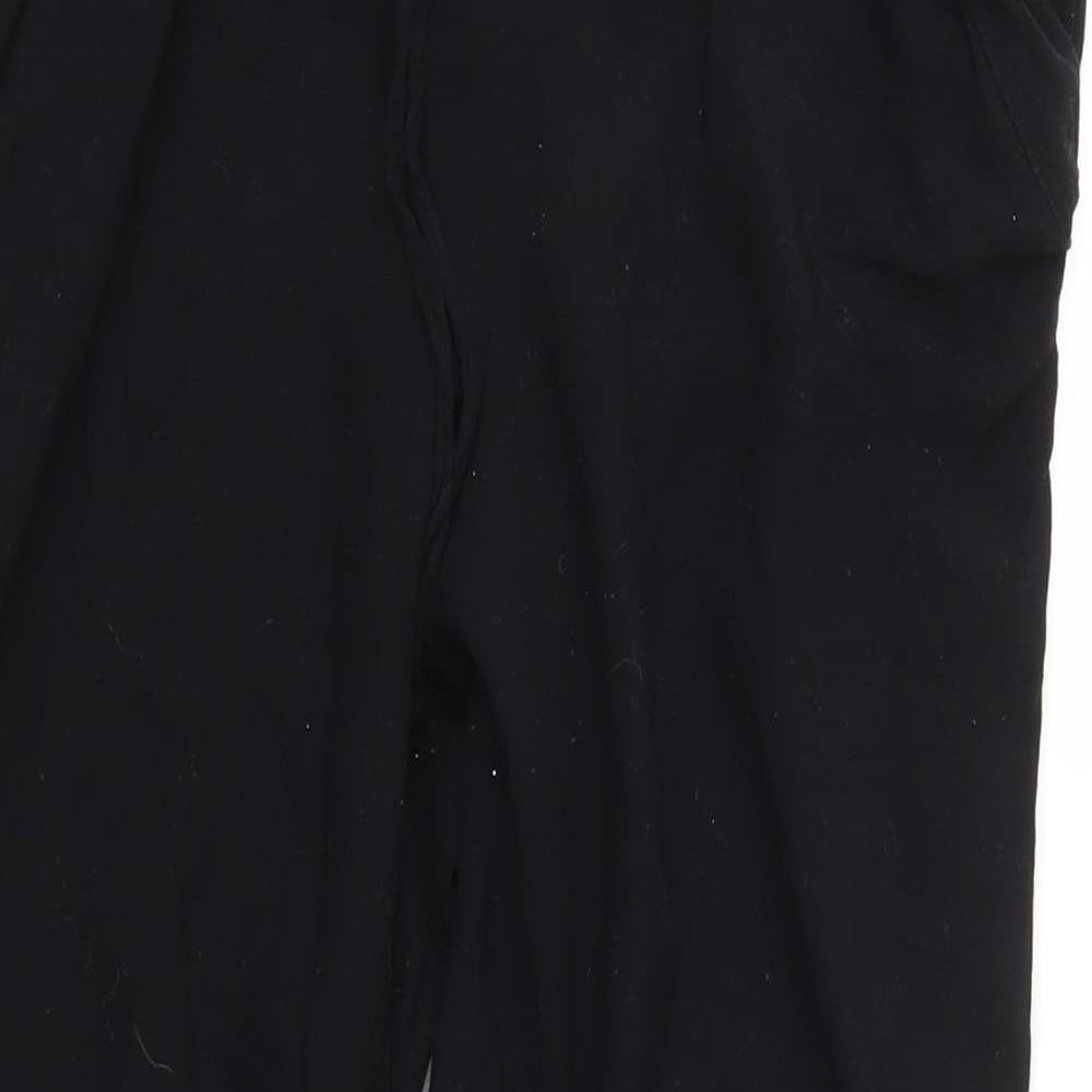H&M Womens Black   Trousers  Size 8 L20.5 in - Stretch waistband