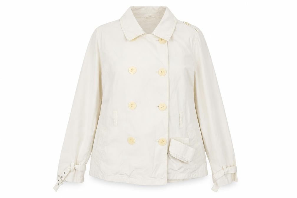 Marks & Spencer Womens Ivory   Jacket Coat Size 14