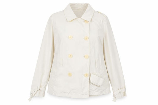 Marks & Spencer Womens Ivory   Jacket Coat Size 14