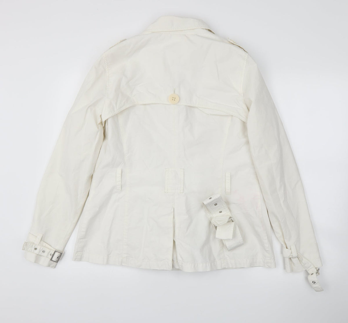 Marks & Spencer Womens Ivory   Jacket Coat Size 14
