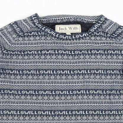 Jack Wills Womens Blue   Pullover Sweatshirt Size 8
