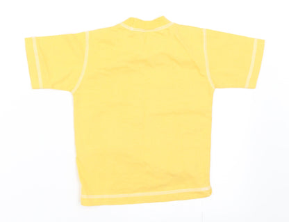 Serious Stuff Boys Yellow   Basic T-Shirt Size 12 Months  - Sailing