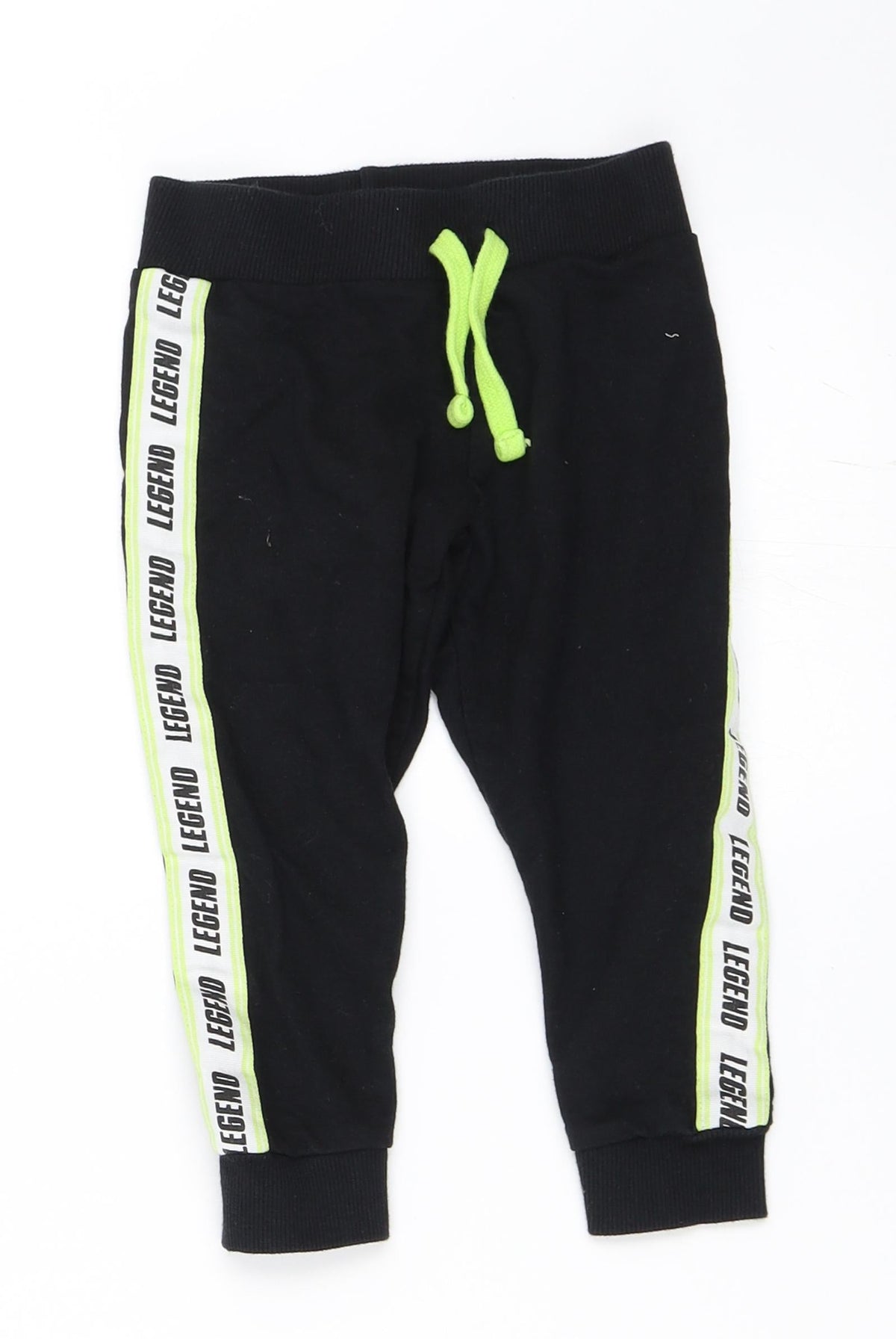 Studio Boys Black   Jogger Trousers Size 2 Years