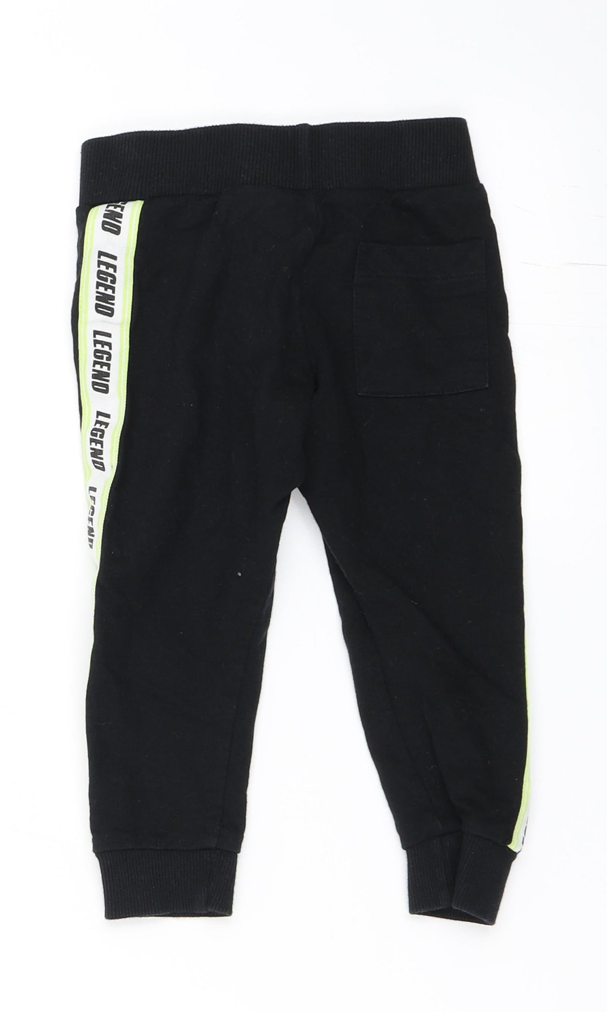 Studio Boys Black   Jogger Trousers Size 2 Years