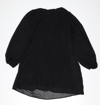 Preloved New Look Womens Black   Shift  Size 12 - Back