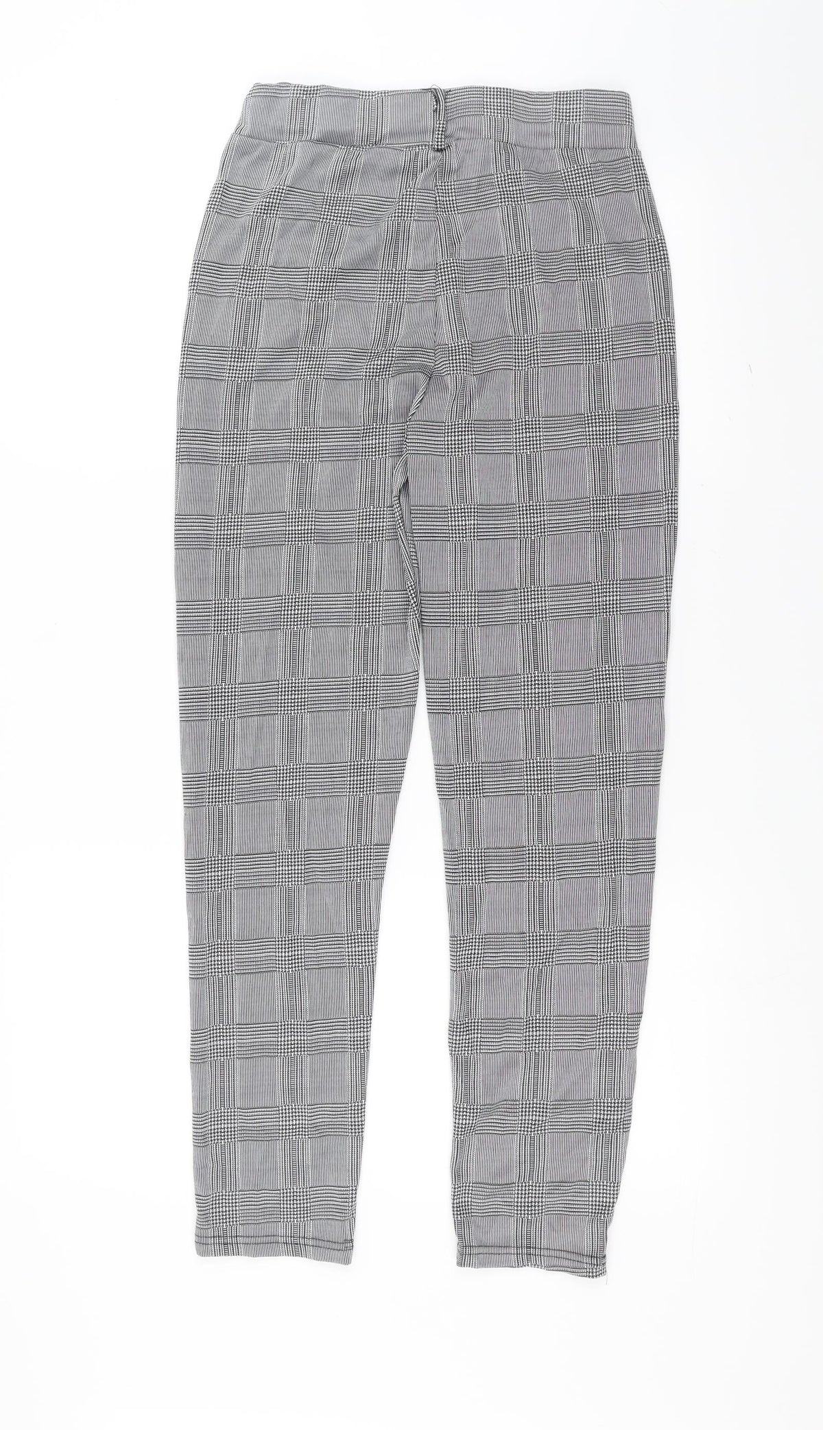 Preworn Womens Grey Check  Trousers  Size XL L28 in - stretch leggings