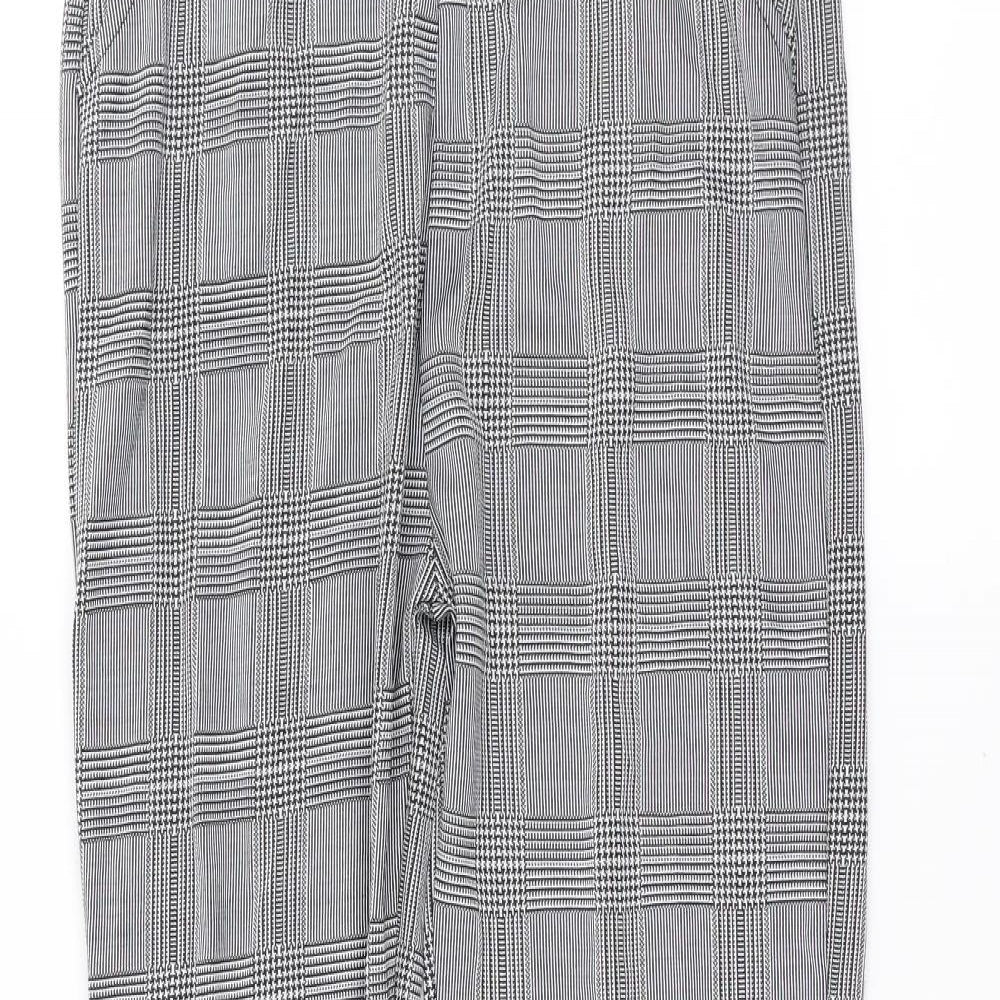 Preworn Womens Grey Check  Trousers  Size XL L28 in - stretch leggings