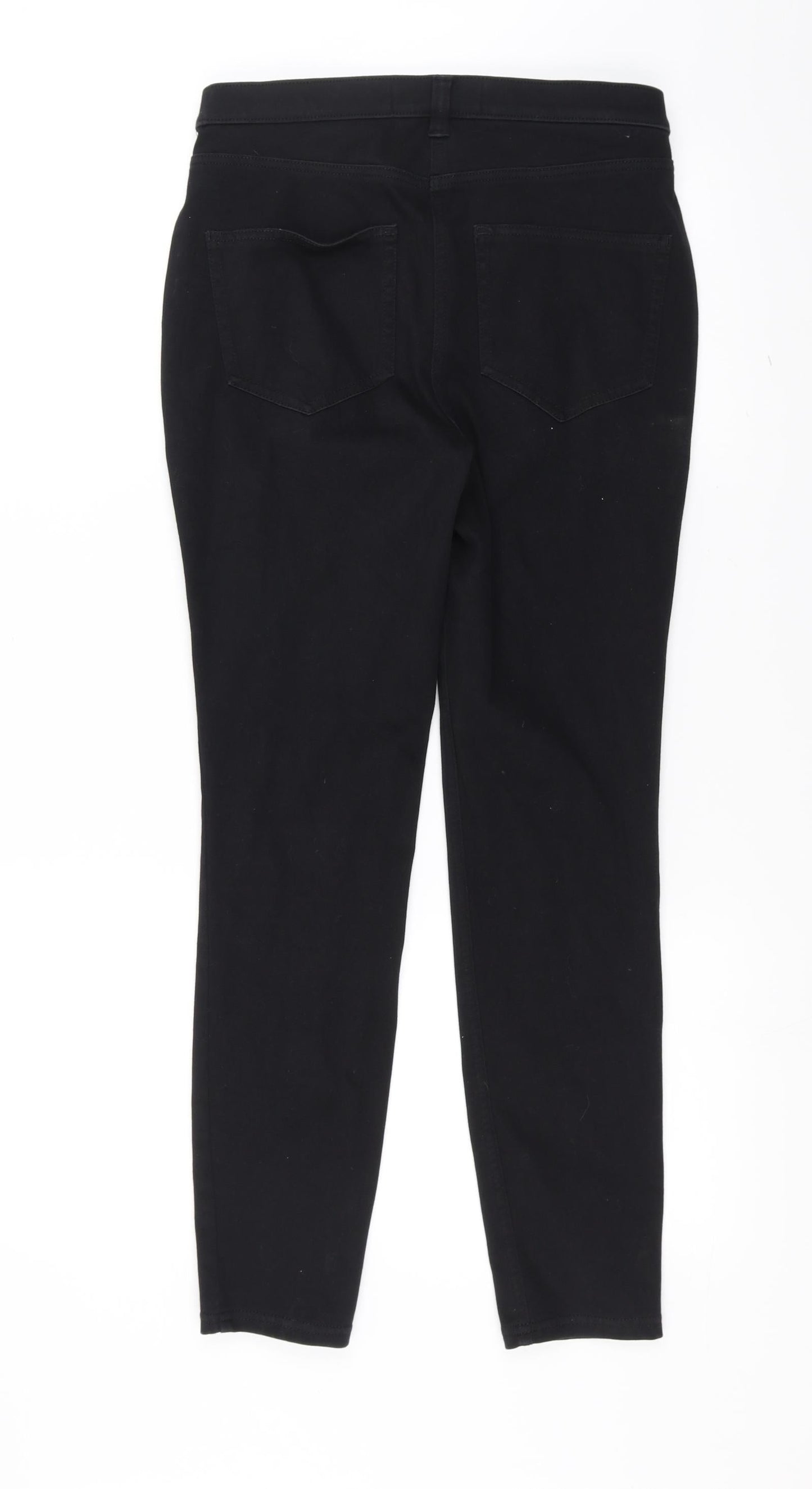 Preworn Womens Black  Denim Jegging Jeans Size 10 L27 in