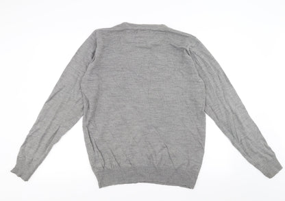industrialize Mens Grey   Pullover Jumper Size M