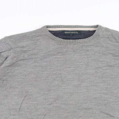 industrialize Mens Grey   Pullover Jumper Size M