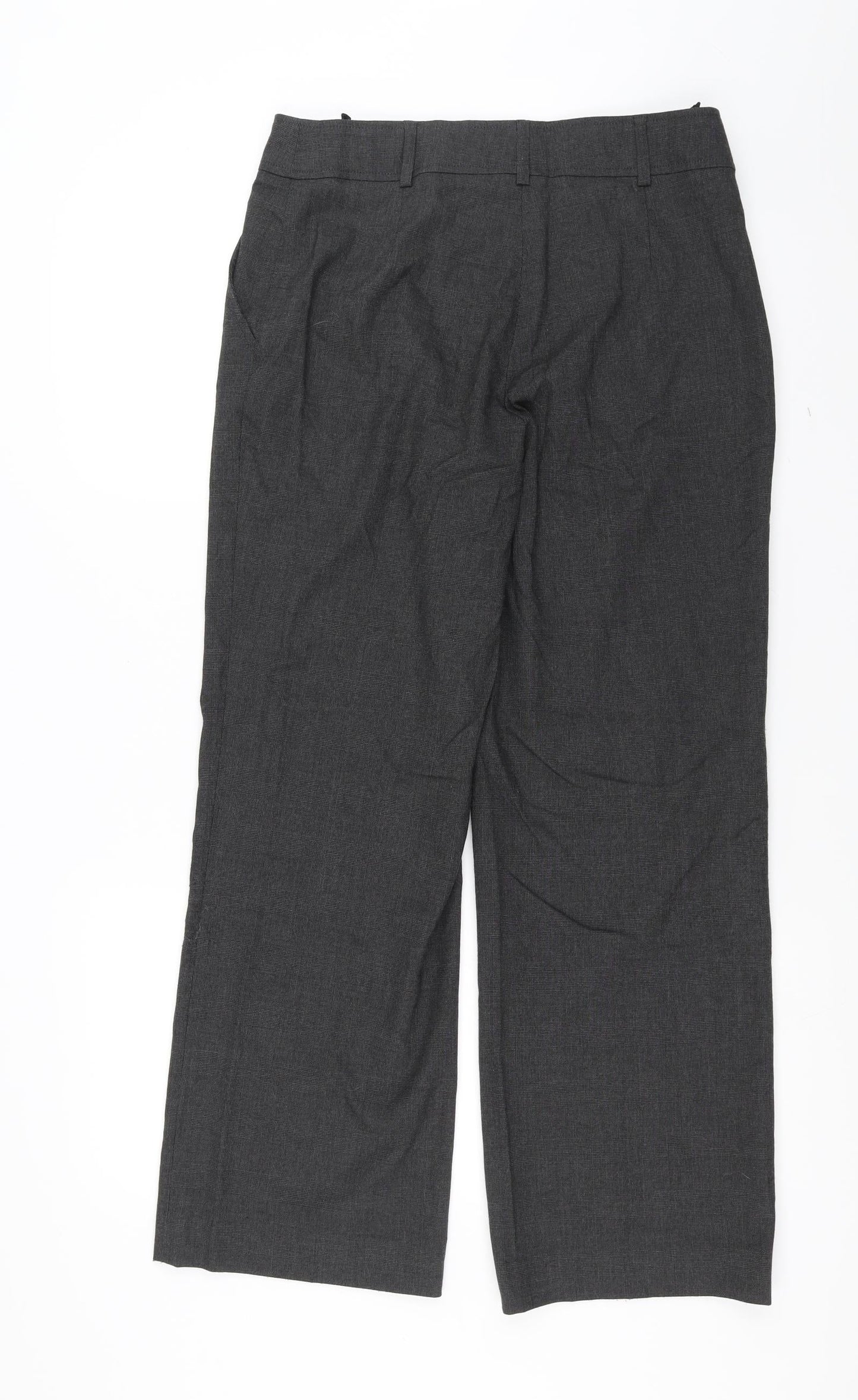 Lebek Womens Grey   Trousers  Size 32 in L28 in