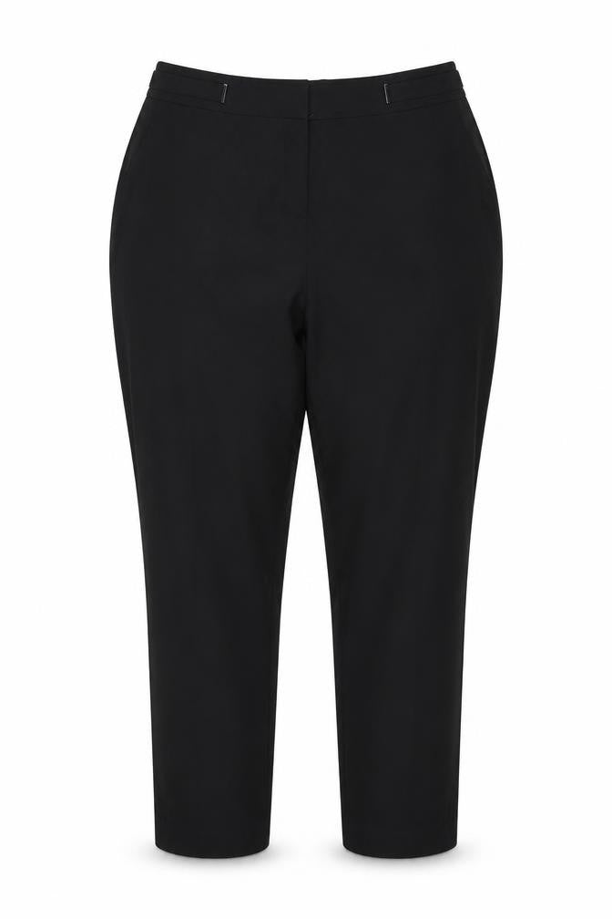 Evans Womens Black   Trousers  Size 18 L23 in
