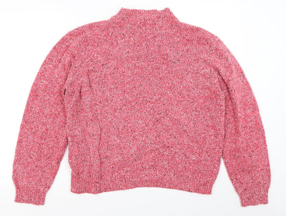 Preloved Damart Womens Pink  Knit Pullover Jumper Size 18 - Back