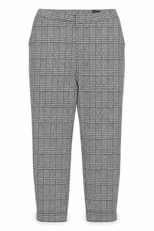 Divided Womens Black Check  Trousers  Size S L25 in