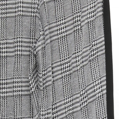 Divided Womens Black Check  Trousers  Size S L25 in