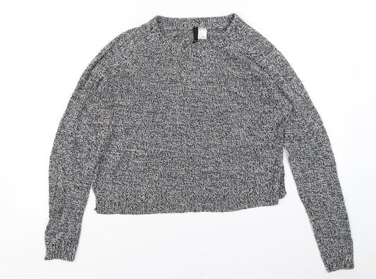 Divided Womens Grey   Pullover Jumper Size M