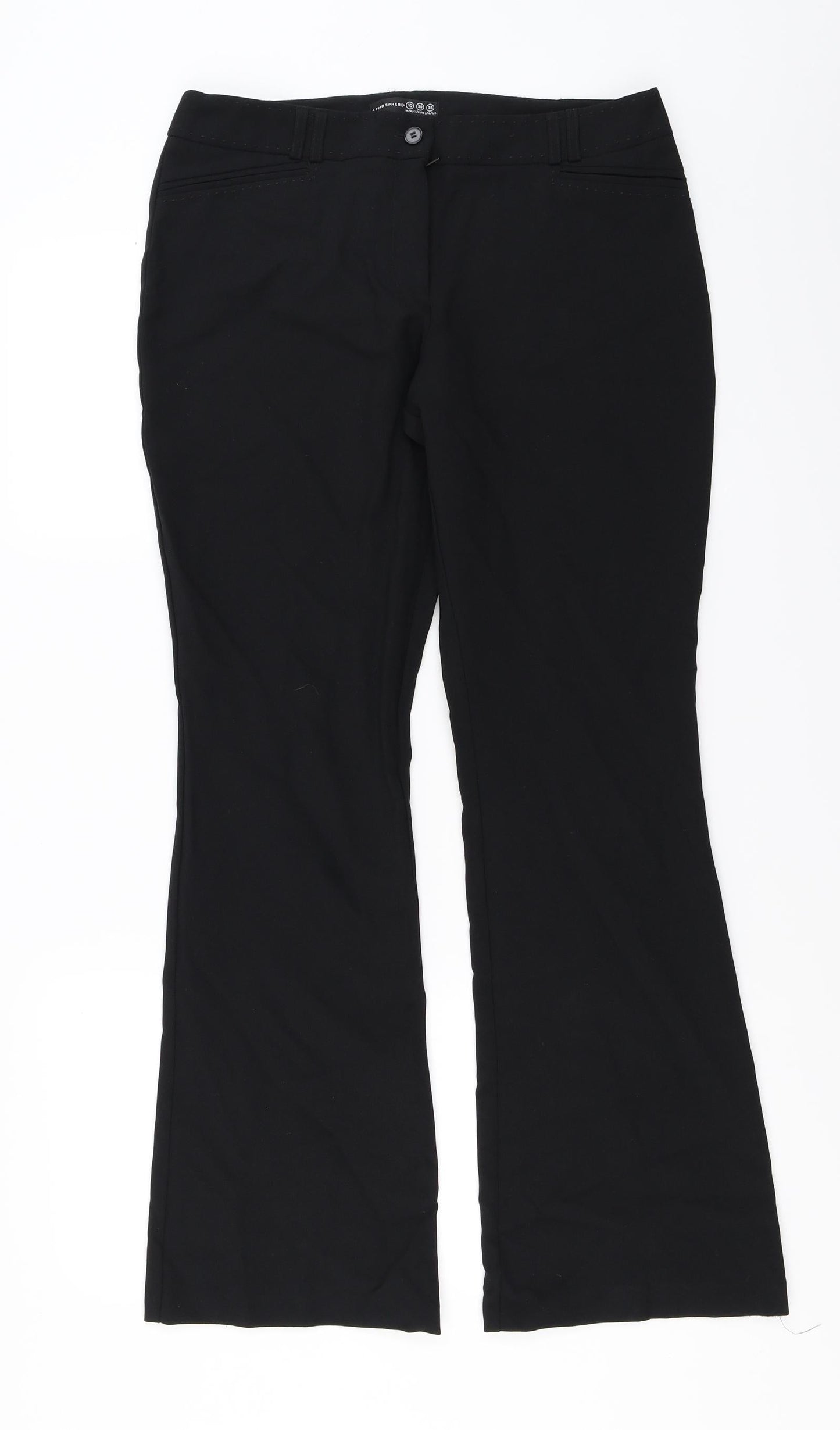 Atmosphere Womens Black   Trousers  Size 10 L30 in